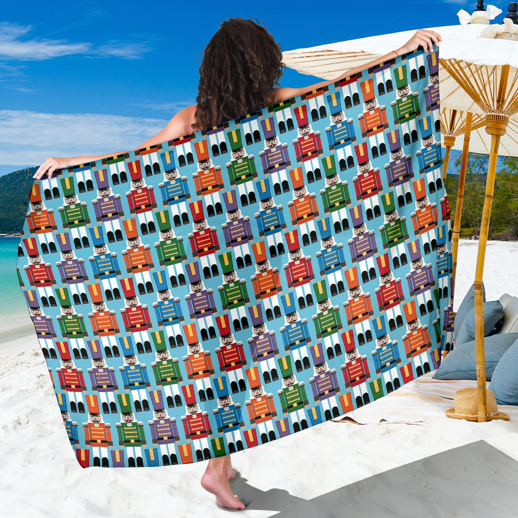 Nutcracker Pattern Print Design A02 Sarong Pareo Wrap
