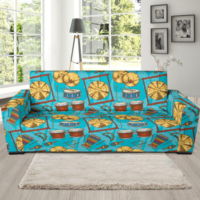 Percussion Pattern Print Design 03 Sofa Slipcover