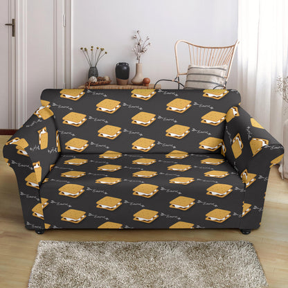 S_Mores Print Design LKS301 Loveseat Couch Slipcover