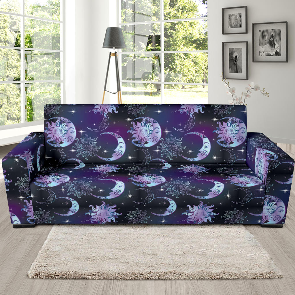 Sun Moon Print Design LKS303 Sofa Slipcover