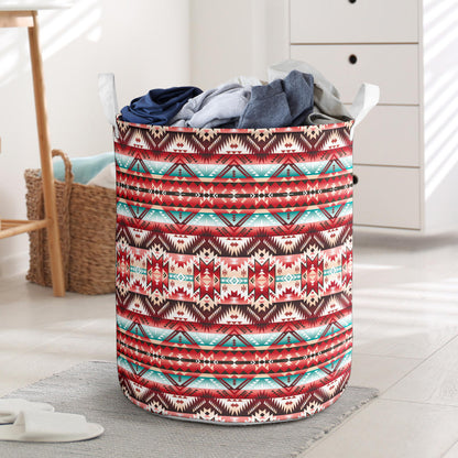 Aztec Western Style Print Pattern Laundry Basket