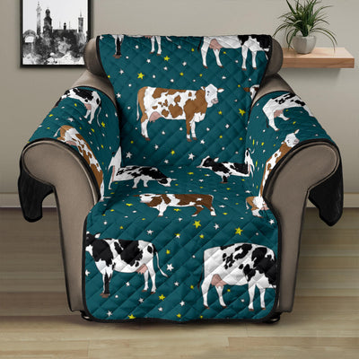 Cattle Print Design LKS404 Recliner Cover Protector