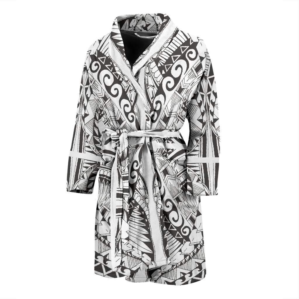 Samoan Style Print Design LKS301 Men Bathrobe