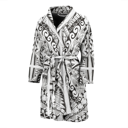 Samoan Style Print Design LKS301 Men Bathrobe