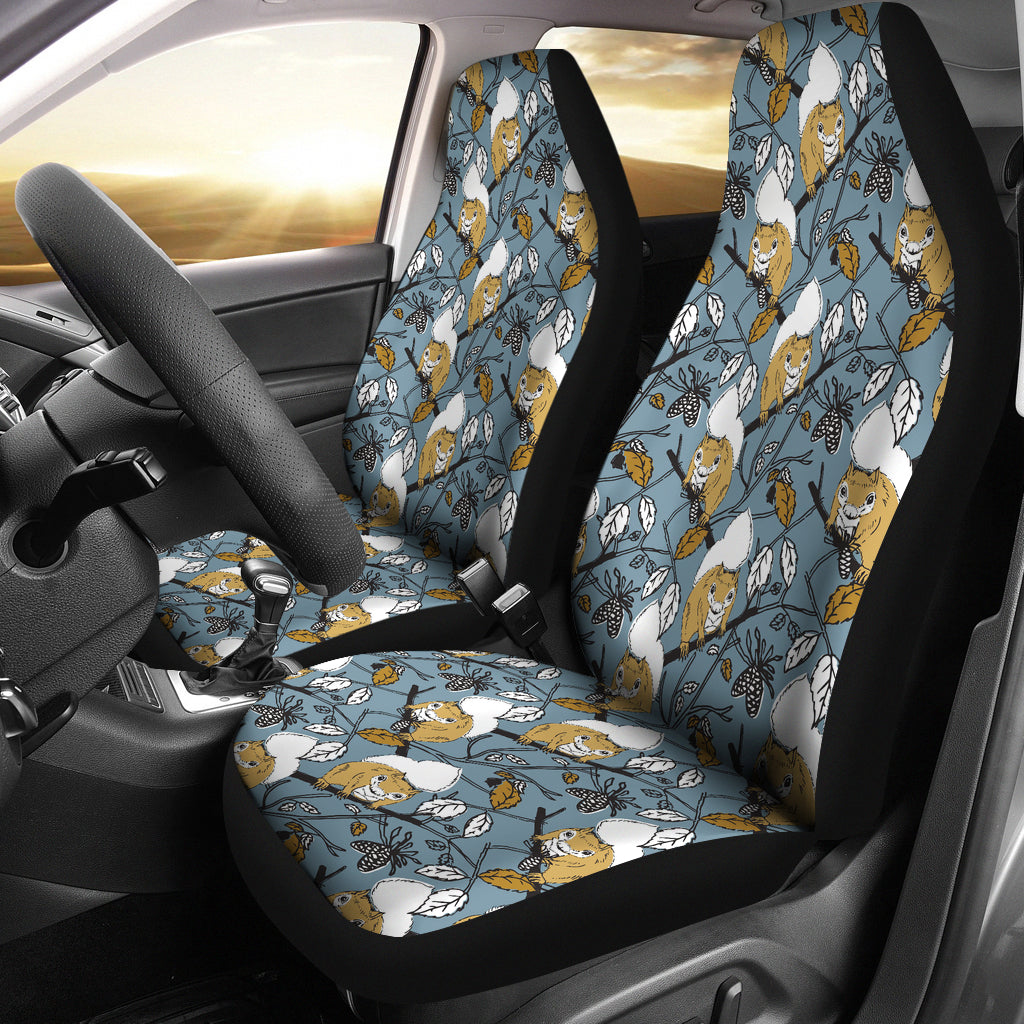 Squirrel Print Design LKS305 Car Seat Covers