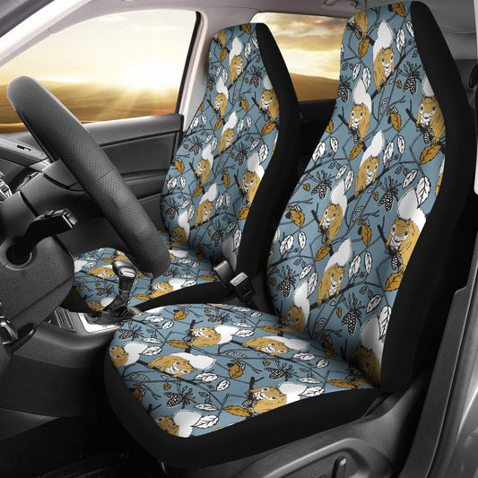 Squirrel Print Design LKS305 Car Seat Covers