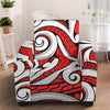 Maori Polynesian Themed Design Print Armchair Slipcover