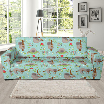 Sloth Print Design LKS305 Sofa Slipcover