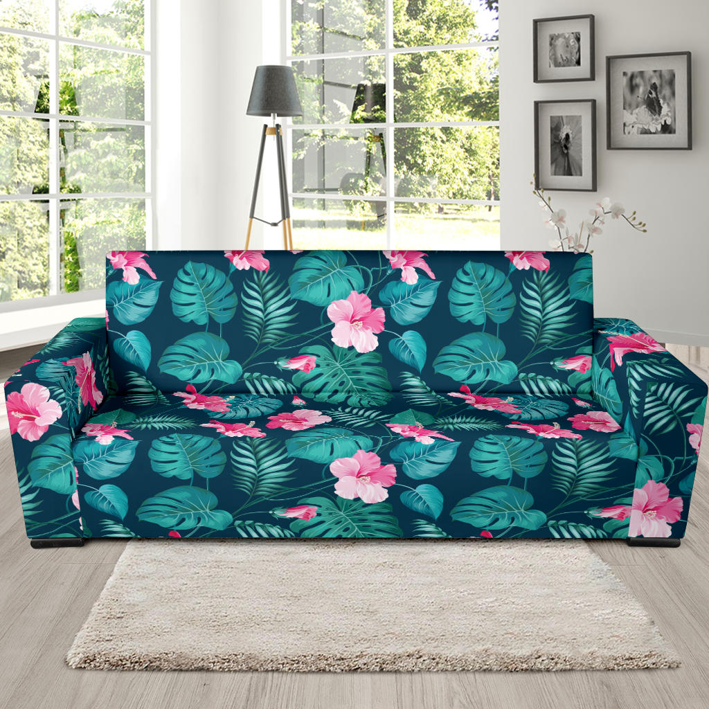 Summer Floral Print Design LKS301 Sofa Slipcover