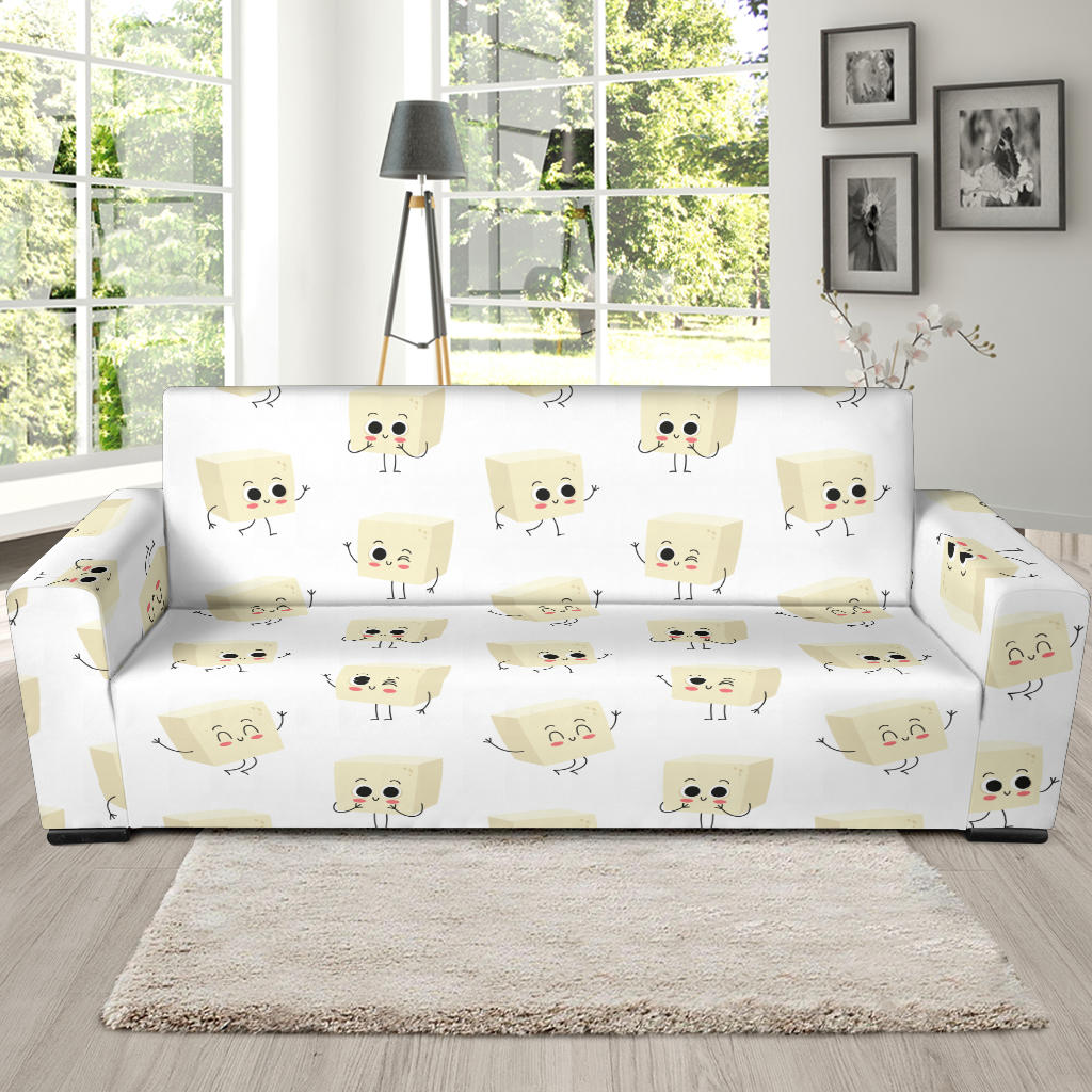 Tofu Print Design LKS301 Sofa Slipcover