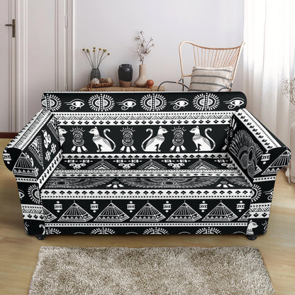 Tribal Pattern Print Design LKS305 Loveseat Couch Slipcover