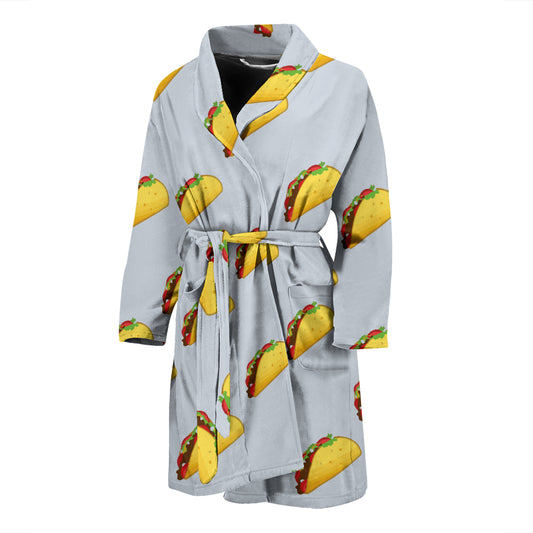 Taco Print Design LKS304 Men Bathrobe