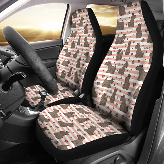 Scottish Terriers Print Design LKS3016 Car Seat Covers