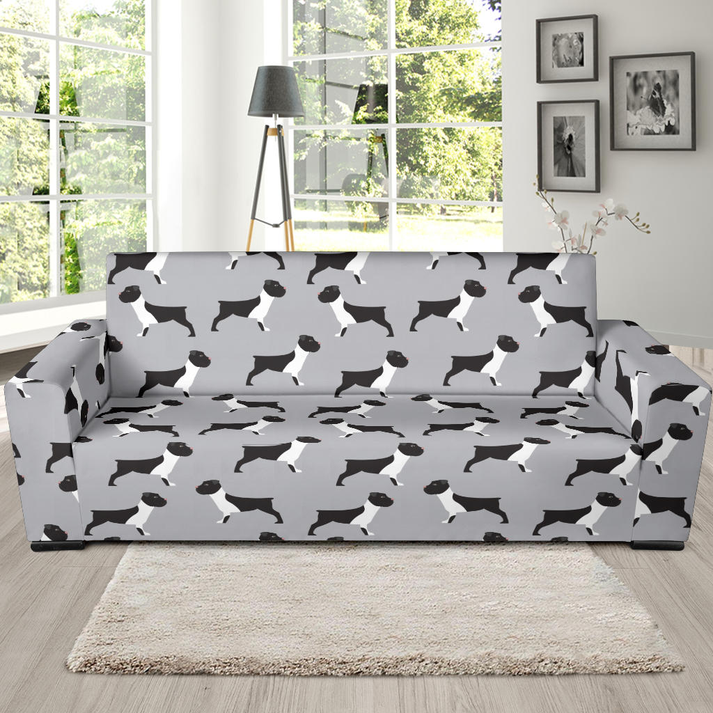 Boxers Pattern Print Design 01 Sofa Slipcover