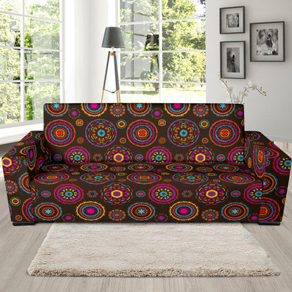 Bohemian Pattern Print Design 01 Sofa Slipcover