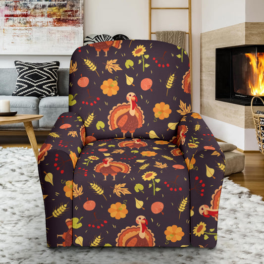 Thanksgiving Print Design LKS305 Single Sofa Slipcover