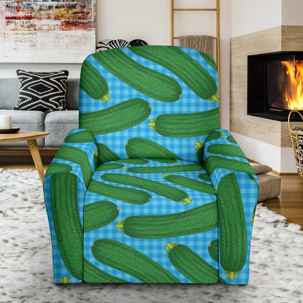 Zucchini Print Design LKS301 Recliner Slipcover with Pocket