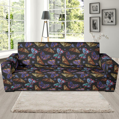 Butterfly Pattern Print Design 013 Sofa Slipcover