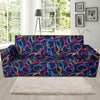 Bowling Pattern Print Design 07 Sofa Slipcover