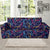 Bowling Pattern Print Design 07 Sofa Slipcover