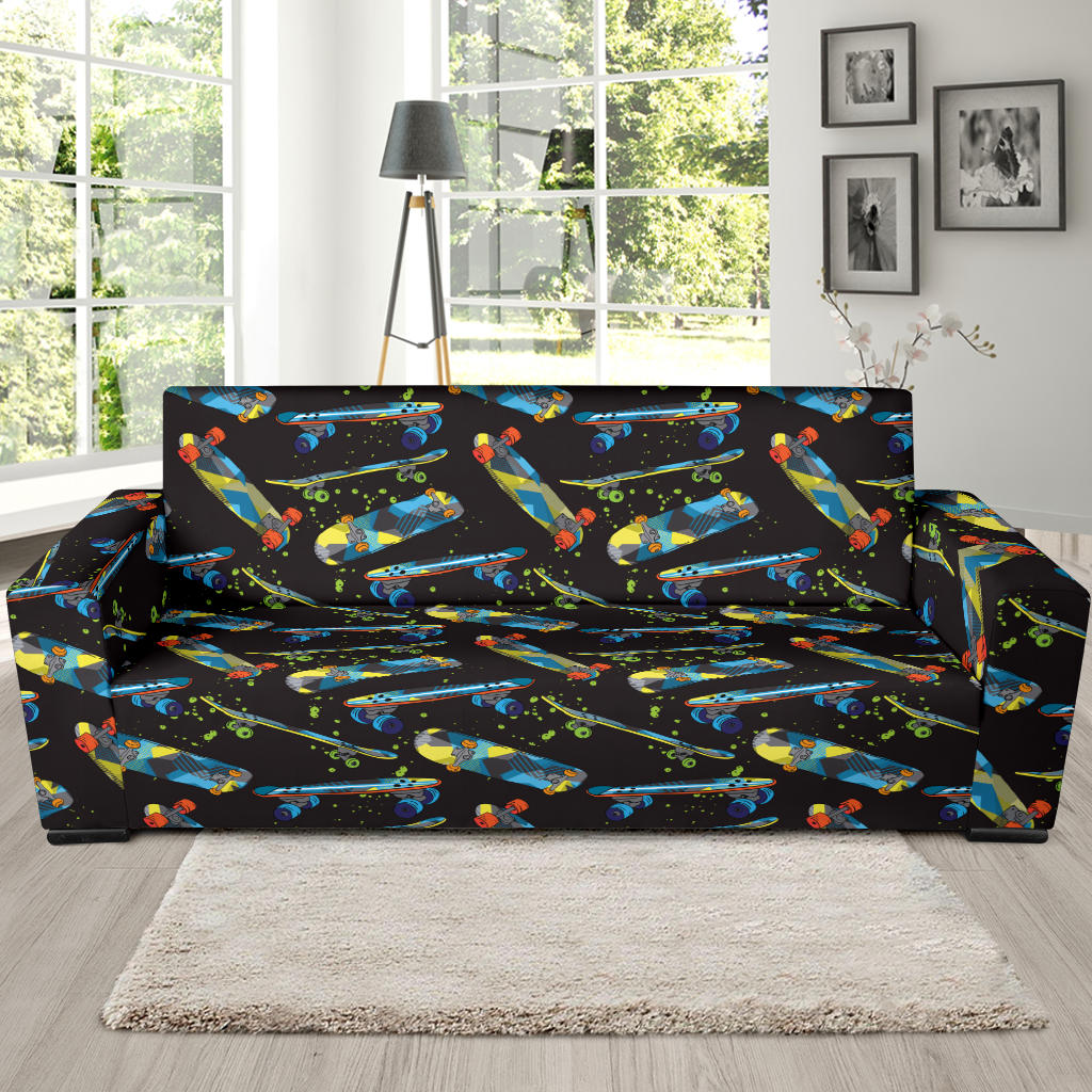 Skateboard Print Design LKS305 Sofa Slipcover