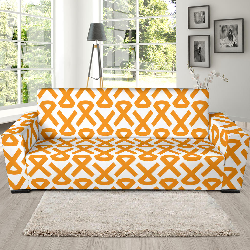 Appendix cancer Pattern Print Design 02 Sofa Slipcover