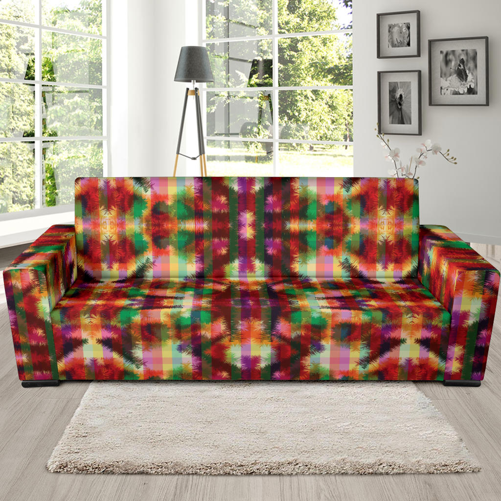 Tie Dye Print Design LKS301 Sofa Slipcover