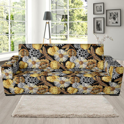 Steampunk Dragonfly Print Design LKS302 Sofa Slipcover