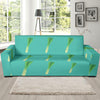 Leek Pattern Print Design 01 Sofa Slipcover