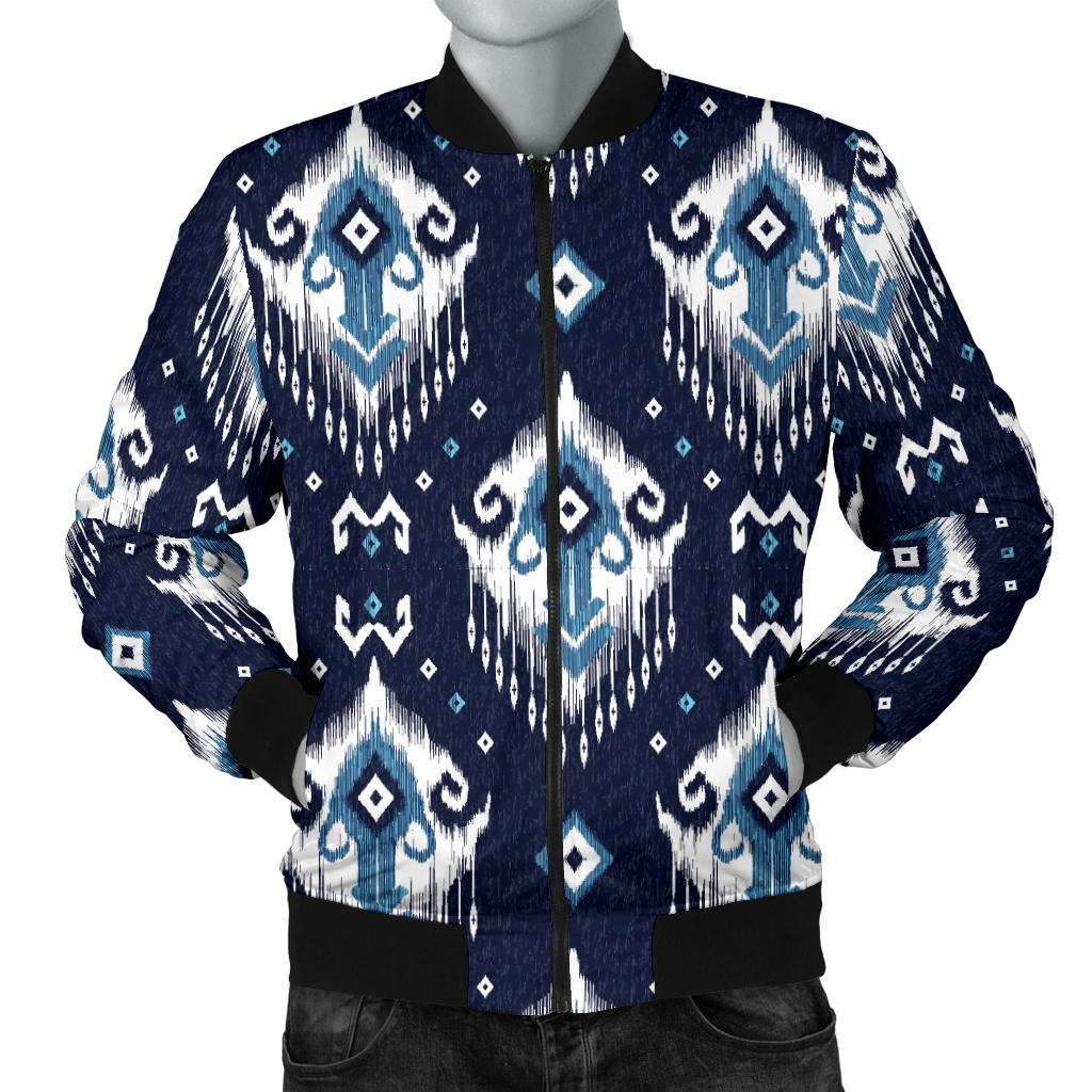 Ethnic Ornament Print Pattern Men Bomber Jacket