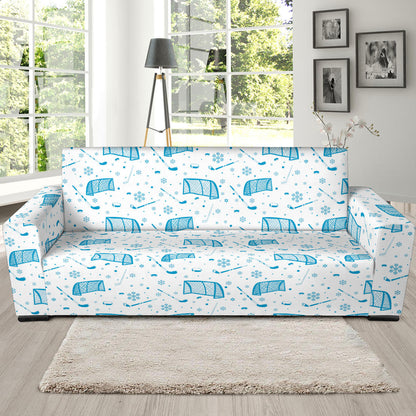 Hockey Print Design LKS303 Sofa Slipcover