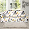 Clarinet Pattern Print Design 01 Sofa Slipcover