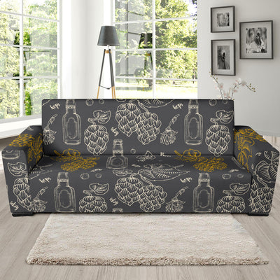 Hope Pattern Print Design 01 Sofa Slipcover