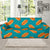 Hot Dog Pattern Print Design 03 Sofa Slipcover