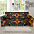 Kente Pattern Print Design 04 Sofa Slipcover