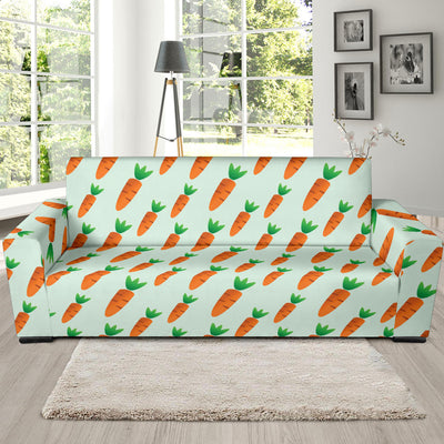 Carrot Pattern Print Design 05 Sofa Slipcover