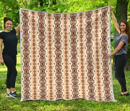 Native Classic Pattern Print Quilt Bedspread