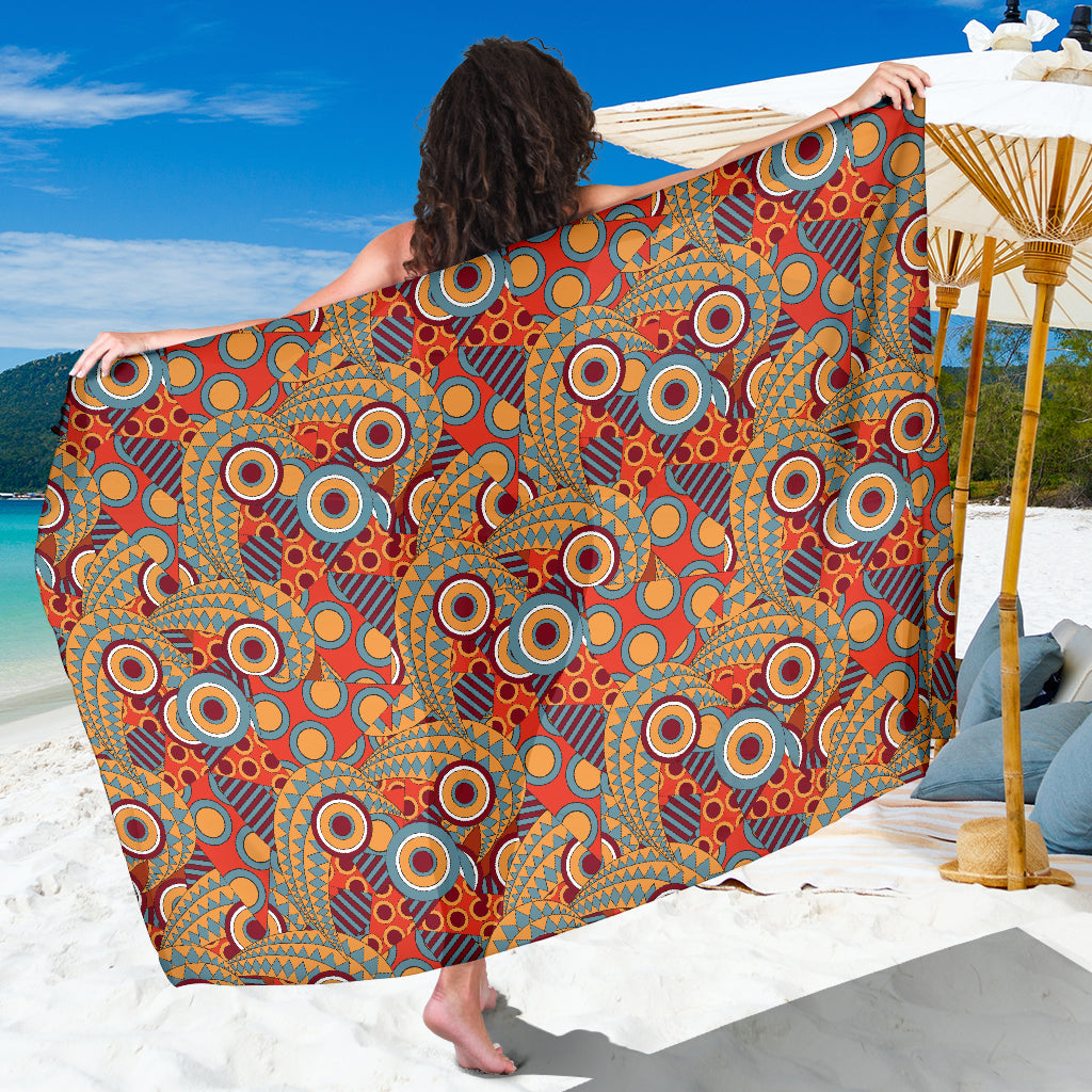 African Pattern Print Design 06 Sarong Pareo Wrap