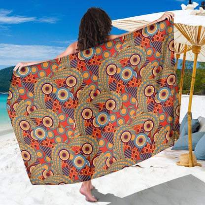 African Pattern Print Design 06 Sarong Pareo Wrap
