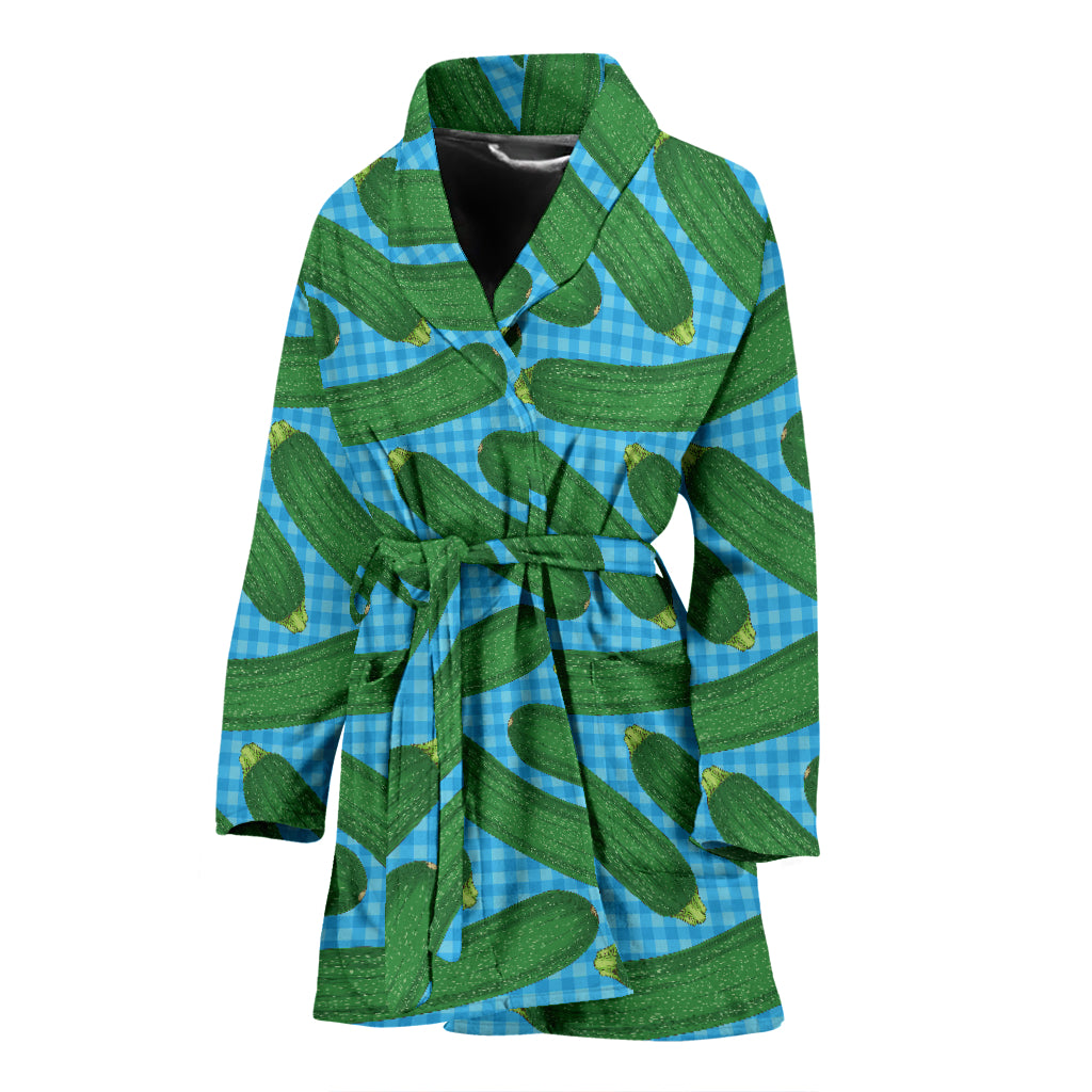Zucchini Print Design LKS301 Women Bathrobe