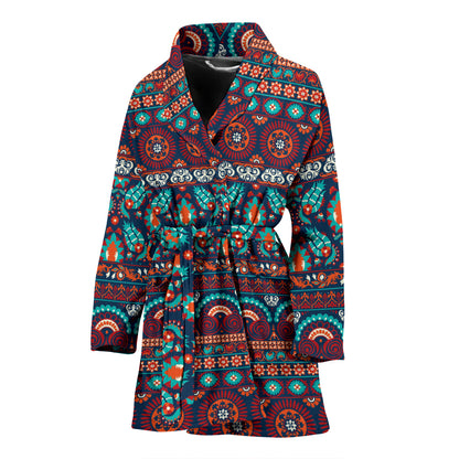 Suzani Print Design LKS302 Women Bathrobe