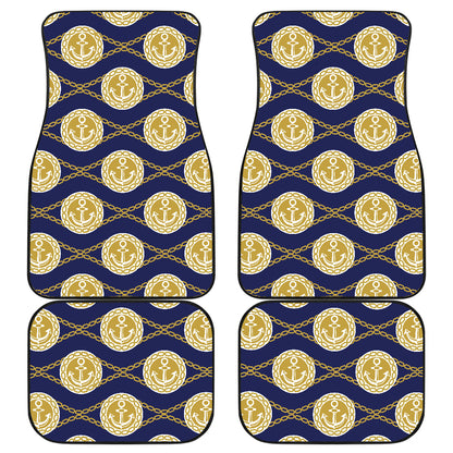 Anchor Luxury Pattern Car Floor Mats Front Back