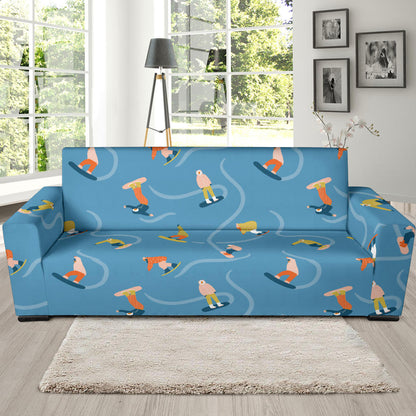 Snowboard Print Design LKS303 Sofa Slipcover