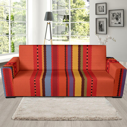 Mexican Pattern Print Design 05 Sofa Slipcover