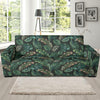 Banana Leaf Pattern Print Design 05 Sofa Slipcover