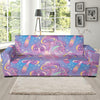 Psychedelic Mushroom Pattern Print Design A01 Sofa Slipcover