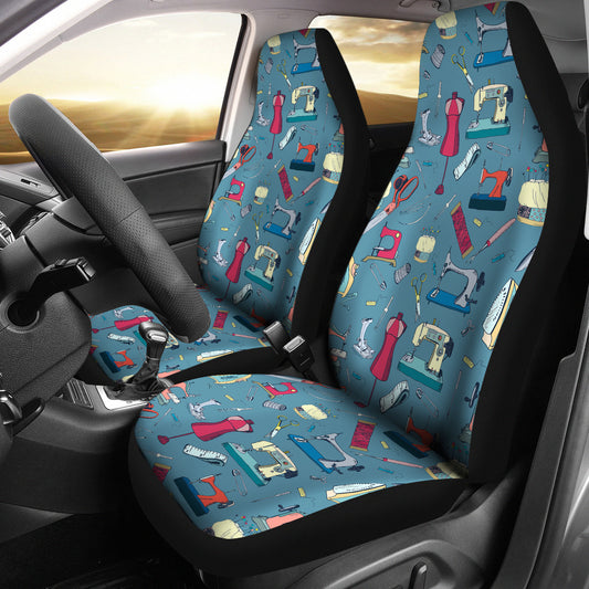 Sewing Equipment Print Design LKS301 Car Seat Covers