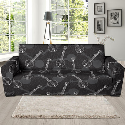 Banjo Pattern Print Design 03 Sofa Slipcover