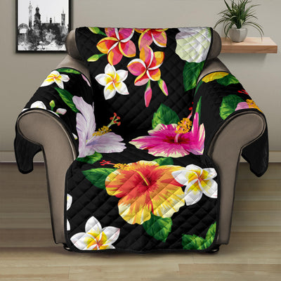 Hibiscus Pattern Print Design HB025 Recliner Cover Protector