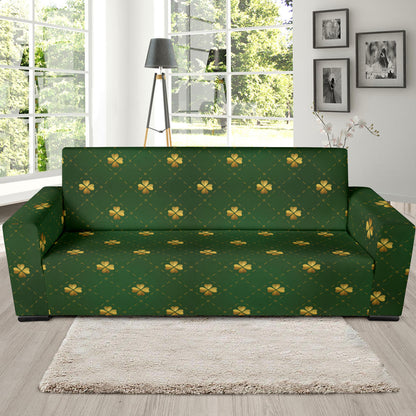 Clover Pattern Print Design 01 Sofa Slipcover
